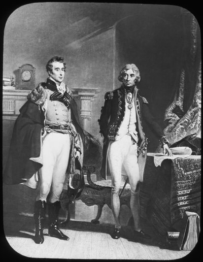 The Army and Navy, Wellington and Nelson, c1805 by Newton and Co