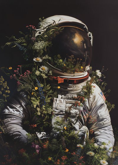 Blooming Astronaut by Nicebleed
