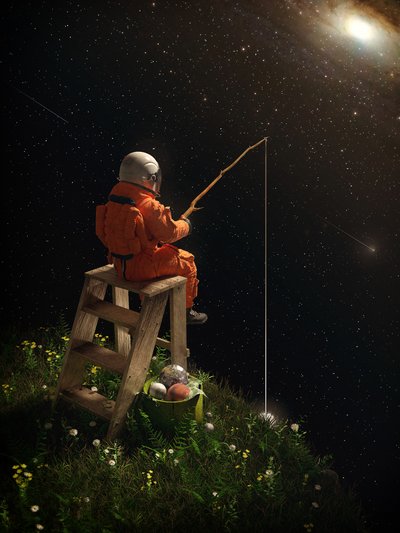 Cosmic Fishing Dream by Nicebleed