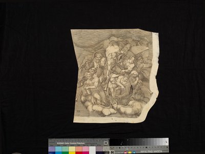 Scene from The Last Judgment by Nicholas Beatrizet