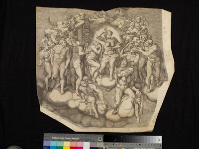 Scene from The Last Judgment by Nicholas Beatrizet