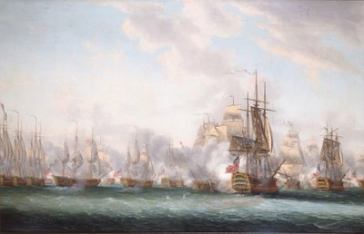 The Battle of the Saints by Nicholas Pocock