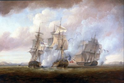 The capture of the French frigates 