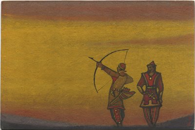 Polovtsians, One with a Bow, Costume Design for 