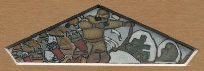 Sketch for the Leftmost Triangular Decoration of the Majolica Frieze 