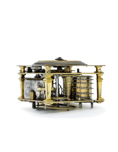 Elizabeth I engraved striking horizontal table clock, c.1590-1600 by Nicholas Vallin