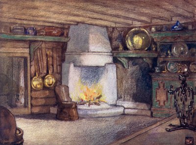 Norway: A Cottage Interior, Telemarken by Nico Jungman