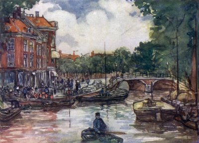 The Fish-bridge, Leiden by Nico Jungman