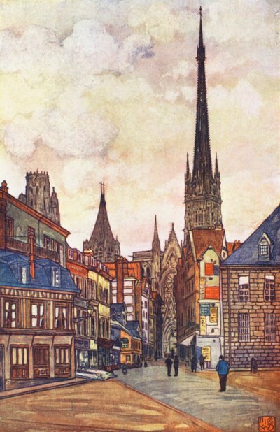 A Street in Rouen by Nico Jungmann