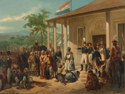 The Arrest of Diponegoro by Lieutenant-General De Kock by Nicolaas Pieneman