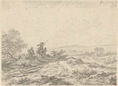 Dune Landscape with Shepherds by Nicolaes Berchem