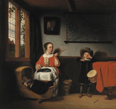 The Naughty Drummer by Nicolaes Maes