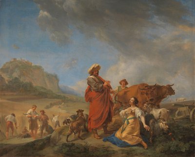 Ruth and Boas by Nicolaes Pietersz Berchem