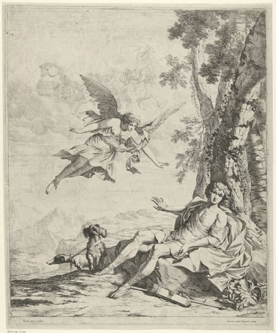 Aurora and Cephalus (Abduction of Cephalus) by Nicolaes Van Helt Stockade