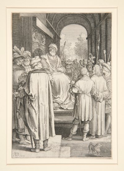 Christ before Pilate (Passion Series) by Nicolaes de Bruyn