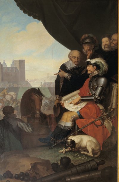 Frederik II Builds Kronborg Castle at Elsinore by Nicolai Abildgaard