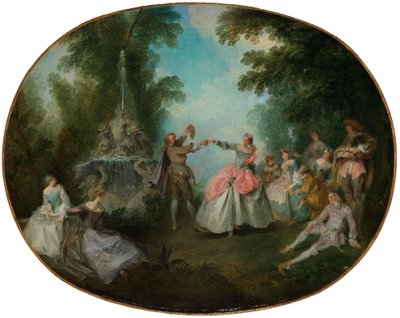 The Minuet by Nicolas Lancret