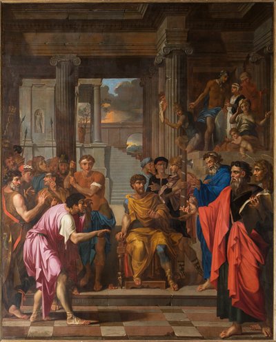 Saint Paul Blinds the False Prophet Bar-Jesus and Converts the Proconsul Sergius by Nicolas Pierre Loir