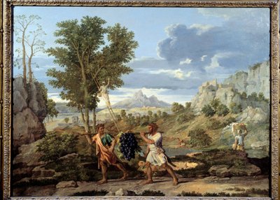 Autumn or the Bunch of Grapes Brought Back from the Promised Land by Nicolas Poussin