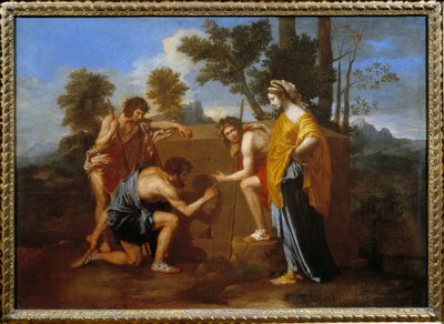 Et in Arcadia ego or The Shepherds of Arcadia by Nicolas Poussin