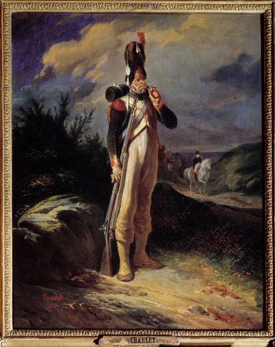 Portrait of a Grenadier of the Guard by Nicolas Toussaint Charlet