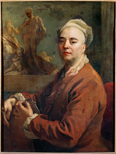 Self-Portrait in Studio-Frock by Nicolas de Largilliere