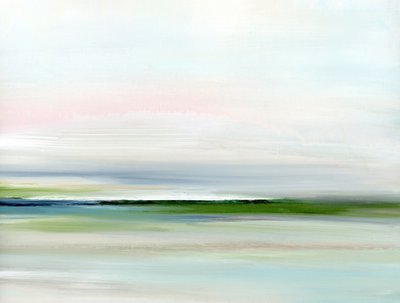 Serene Abstract Landscape by Nicole Walsh