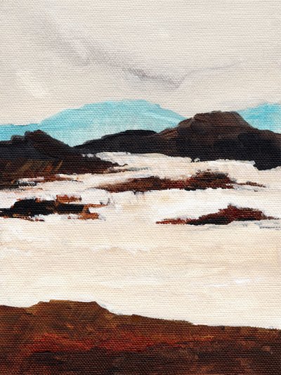 Abstract Snow Landscape by Nikita Jariwala