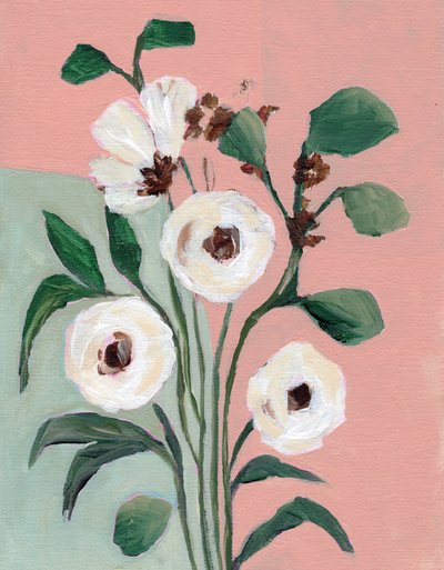 Blush Botanical Blooms by Nikita Jariwala