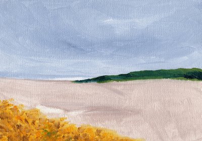 Golden Dunes Shore by Nikita Jariwala