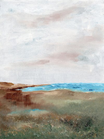 Serene Beach Landscape by Nikita Jariwala