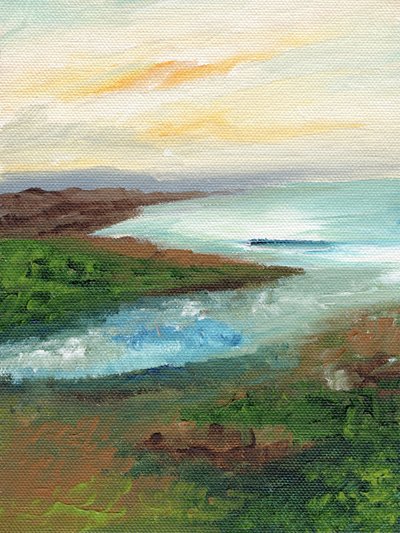 Serene Coastal Landscape by Nikita Jariwala