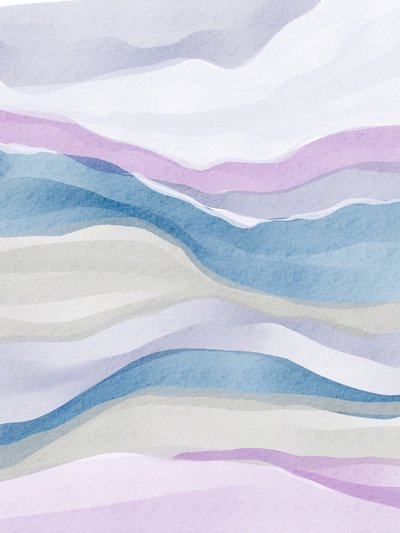 Serene Watercolor Abstract by Nikita Jariwala