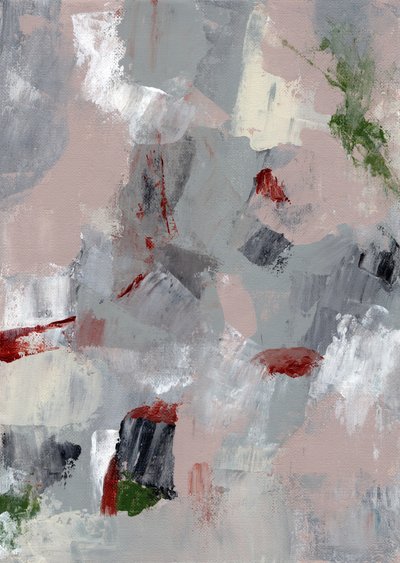 Subtle Blush Strokes by Nikita Jariwala