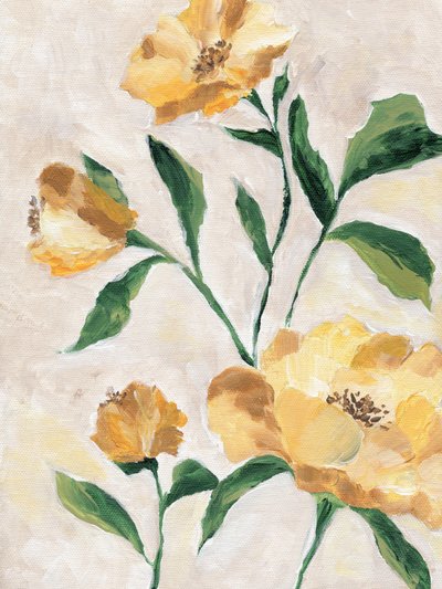 Yellow Floral Blooms by Nikita Jariwala