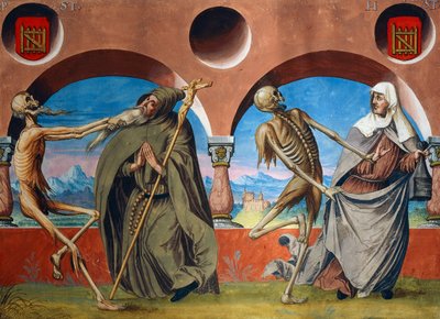 Death, Hermit and Beguine by Niklaus Manuel