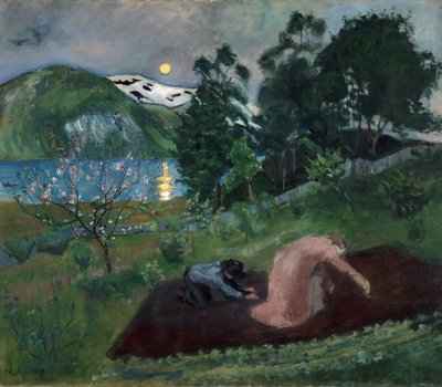 Spring Night in the Garden by Nikolai Astrup