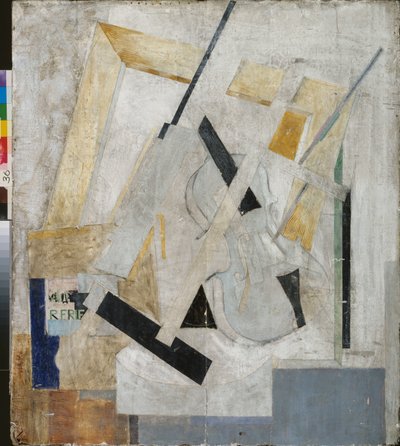 Still Life with a Violin, c.1910 by Nikolai Petrovich Prusakov