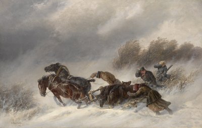 Returning from a Bear Hunt by Nikolai Yegorovich Sverchkov