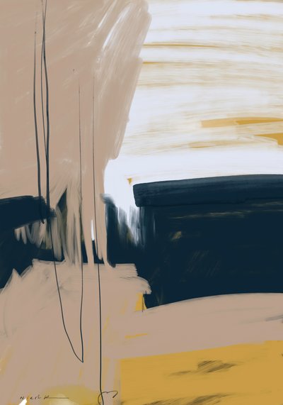Serene Abstract Horizon by Nilesh Kulkarni