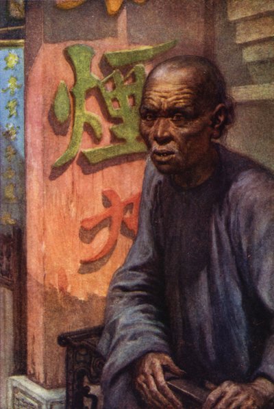 China: An old coolie by Norman Hardy