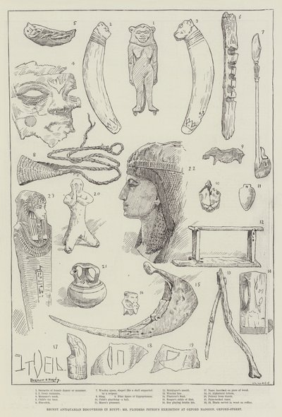 Recent Antiquarian Discoveries in Egypt, Mr Flinders Petrie