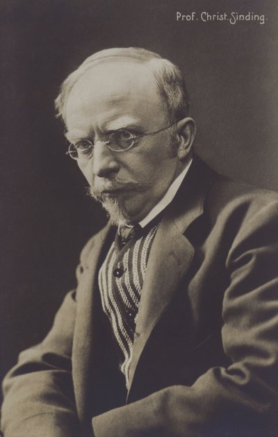 Christian Sinding, Norwegian composer by Norwegian Photographer