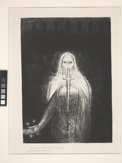And He Had In His Right Hand Seven Stars... by Odilon Redon