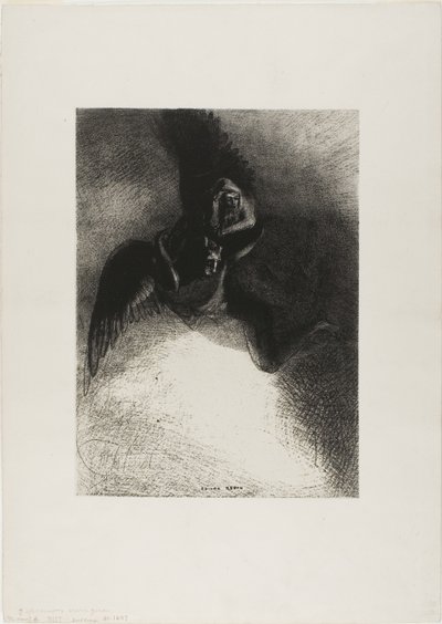 Frontispiece to Gustave Flaubert by Odilon Redon