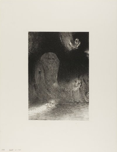 I Have Sometimes Seen in the Sky What Seemed Like Forms of Spirits, plate 21 of 24 by Odilon Redon