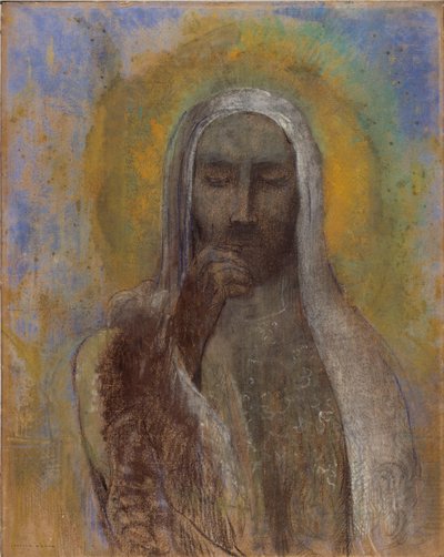 The Christ of Silence by Odilon Redon