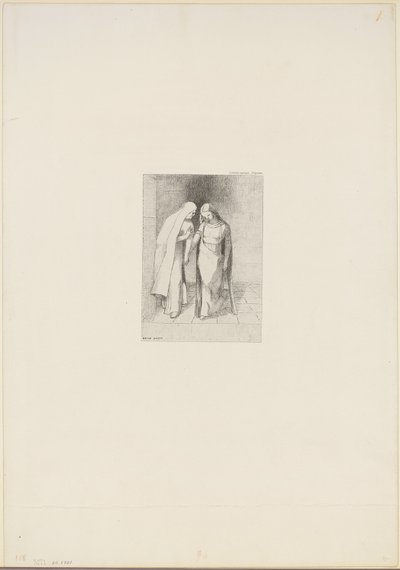 Mystical Conversation by Odilon Redon