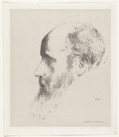 Portrait of Edouard Vuillard by Odilon Redon