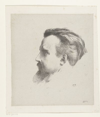 Portrait of Maurice Denis by Odilon Redon